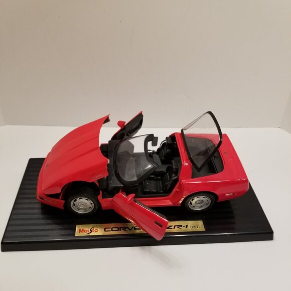 1992 Corvette ZR1 Maisto Rare Collectible Vintage Diecast Scale Metal Model Car! - Picture 8 of 14